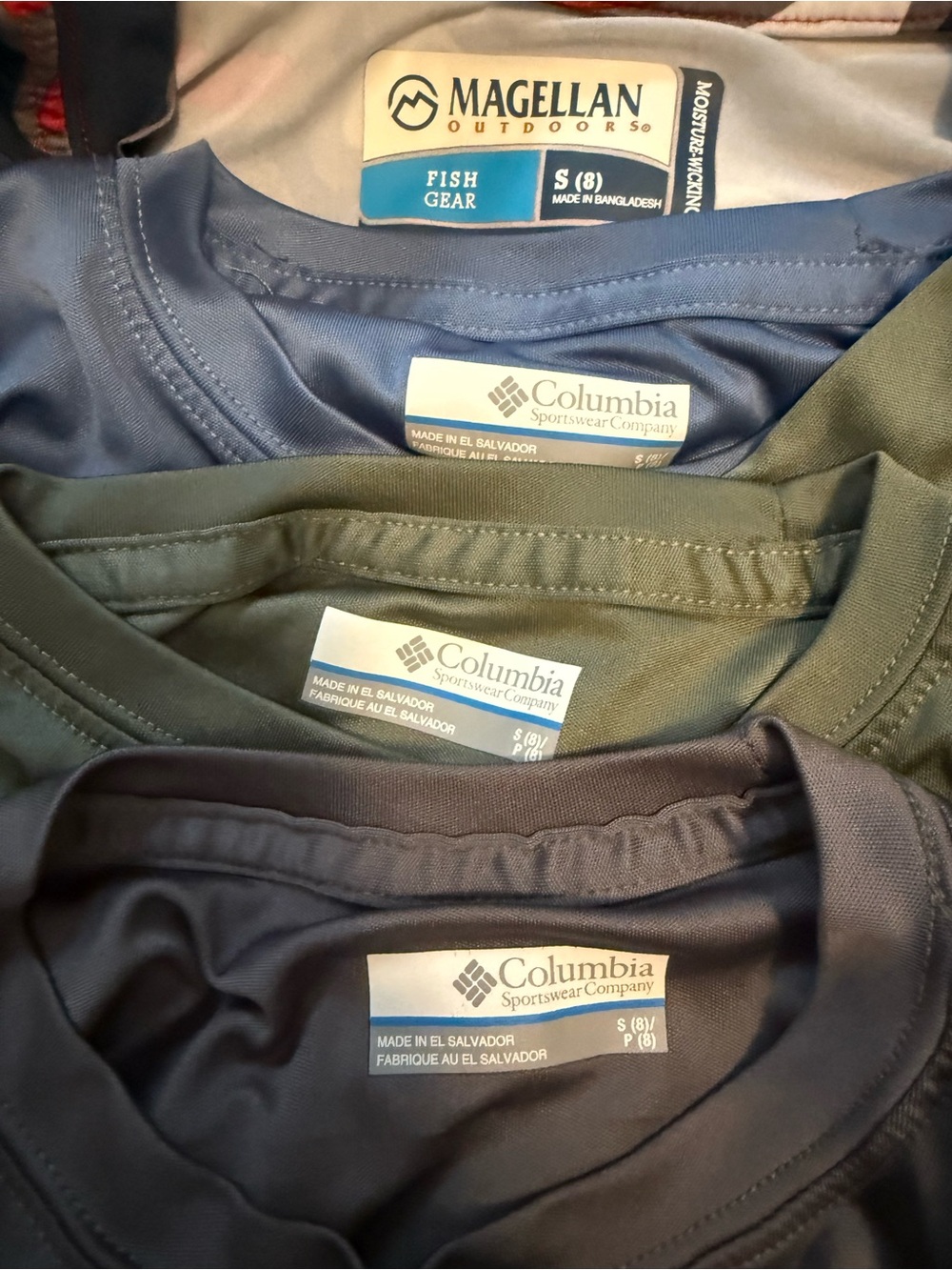 Columbia boys fishing shirts